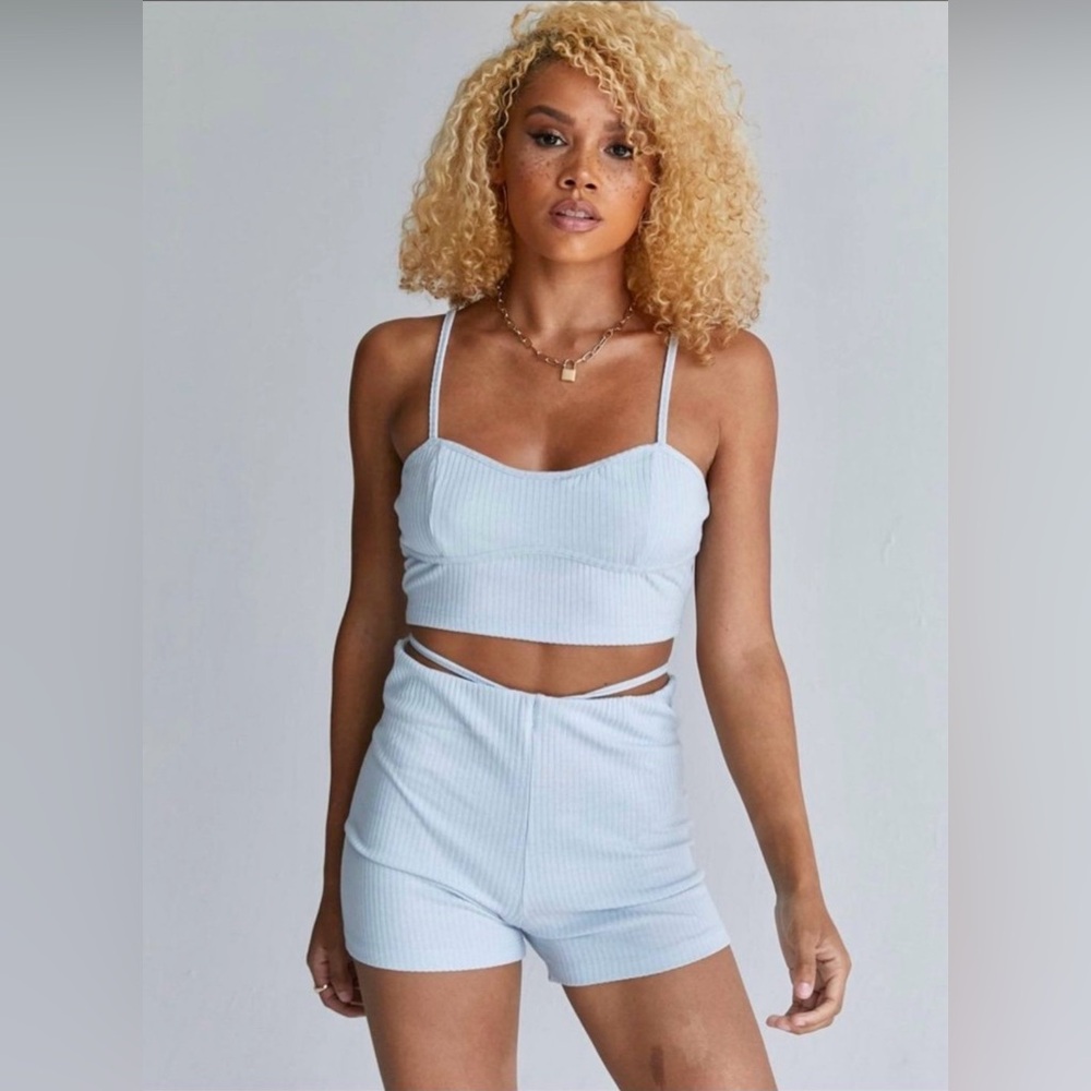 Princess Polly Baby Blue Denver Set